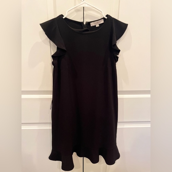 Loft Black Dress Size 0 - Picture 1 of 4